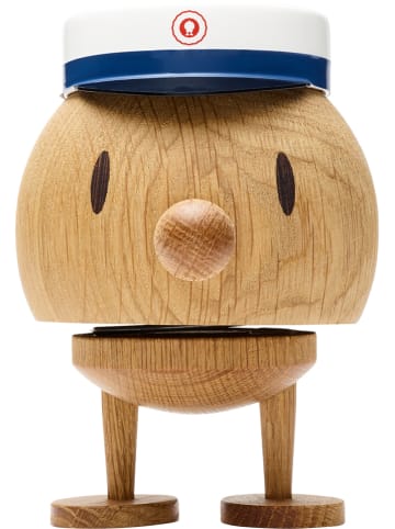 Hoptimist Decoratief figuur "Student Bumble M" eikenkleurig - (H)10 x Ø 7,5 cm