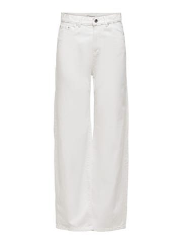 ONLY Spodnie "Hope" w kolorze białym