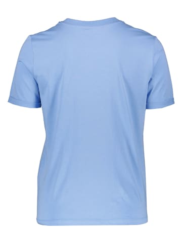 Pieces Koszulka "Cria" w kolorze błękitnym