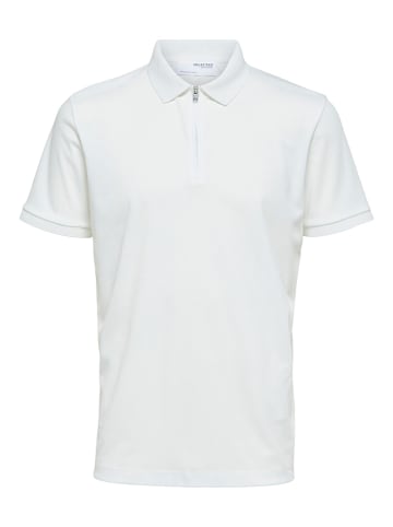 SELECTED HOMME Koszulka polo "Fave" w kolorze białym