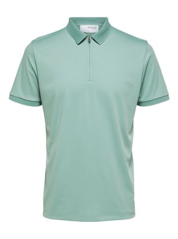 SELECTED HOMME Poloshirt "Fave" in Grün