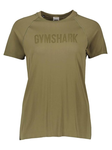 Gymshark Trainingsshirt "Fit" in Khaki