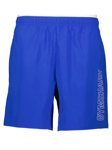 Gymshark Funktionsshorts "Arrival 7 Graphic" in Blau