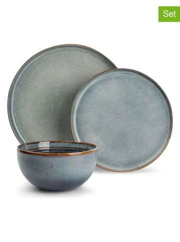 Salt and Pepper 12tlg. Tafelservice "Duna" in Blau