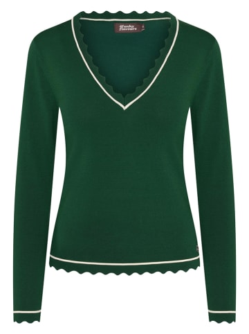 4funkyflavours Sweter "Top Hopping Around" w kolorze zielonym