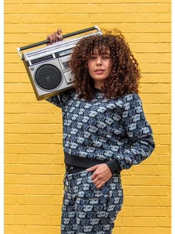 4funkyflavours Sweatshirt "Freedom Blues" in Dunkelblau