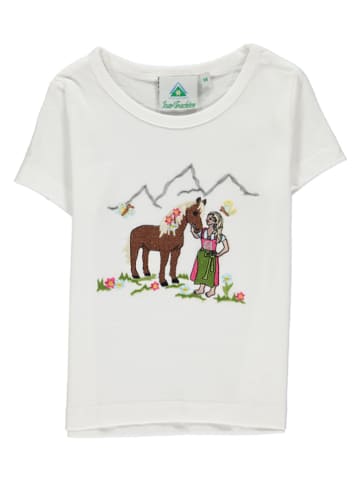 Isartrachten Koszulka w kolorze białym