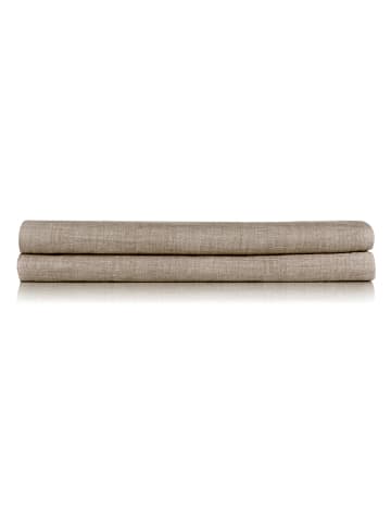 Zo!Home Spannbettlaken "Lino" in Taupe