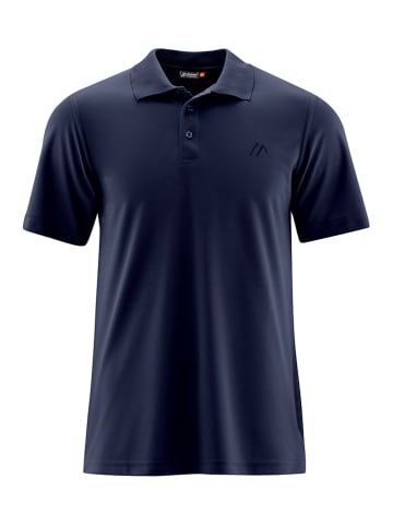 Maier Sports Funktionspoloshirt "Ulrich" in Dunkelblau