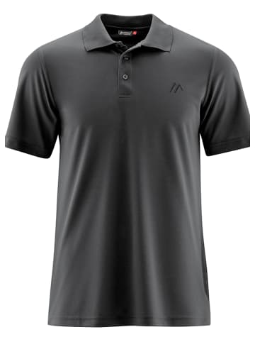 Maier Sports Funkcyjna koszulka polo w kolorze czarnym