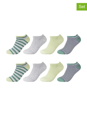 s.Oliver 8er-Set: Socken in Grau/ Limette
