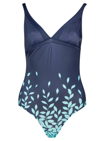 Guillermina Baeza Badpak donkerblauw/blauw
