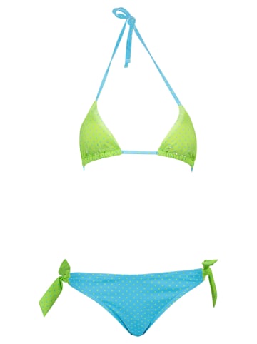 Guillermina Baeza Bikini groen/lichtblauw
