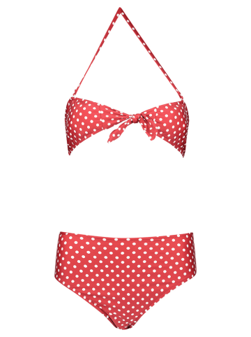 Guillermina Baeza Bikini rood/wit