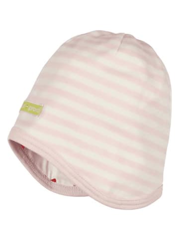 loud + proud Wendemütze in Rosa/ Weiß