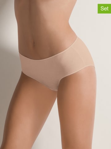 COTONELLA 3er-Set: Slips in Nude
