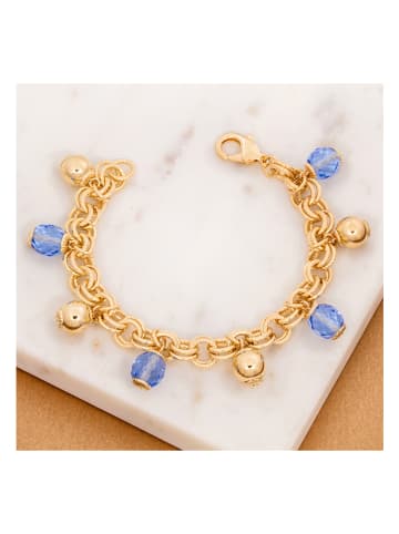 MENTHE À L'O Vergulde armband met parels