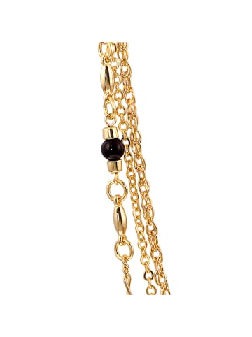 MENTHE À L'O Vergold. Halskette mit Schmuckelementen - (L)60 cm