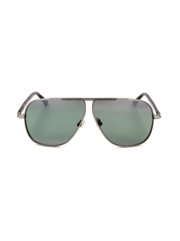 Jimmy Choo Herren-Sonnenbrille in Silber-Braun/ Grün