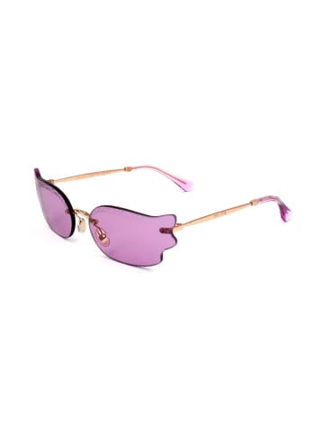 Jimmy Choo Damskie okulary przeciwsłoneczne w kolorze złoto-fioletowym