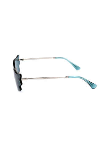 Jimmy Choo Dameszonnebril blauw-zilverkleurig