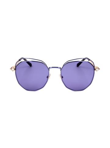 Jimmy Choo Damskie okulary przeciwsłoneczne w kolorze złoto-fioletowym