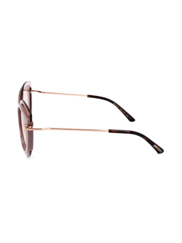 Jimmy Choo Damskie okulary przeciwsłoneczne w kolorze złoto-jasnoróżowym