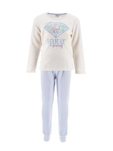 Disney Frozen Pyjama "Frozen" wit/lichtblauw