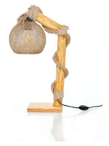 ABERTO DESIGN Tafellamp "Canata" naturel - (B)25 x (H)50 cm