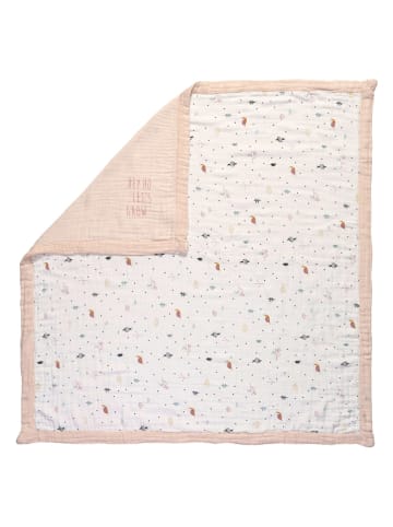 Lässig Krabbeldecke "Garden Explorer Snail" in Rosa - (L)100 x (B)100 cm