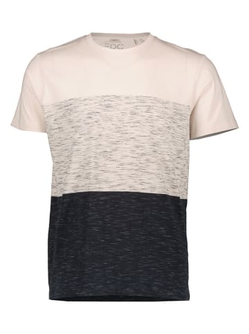 ESPRIT Koszulka w kolorze beżowo-czarnym