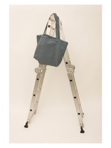 The Wild Hug Shopper bag "Super Teddy" w kolorze niebieskim - 59 x 46 x 10 cm