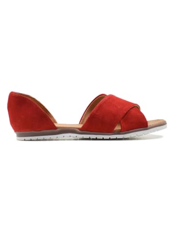 Helene Rouge Leren sandalen rood