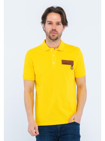 GIORGIO DI MARE Koszulka polo w kolorze żółtym