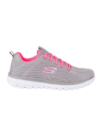 Skechers Sneakers in Grau/ Pink