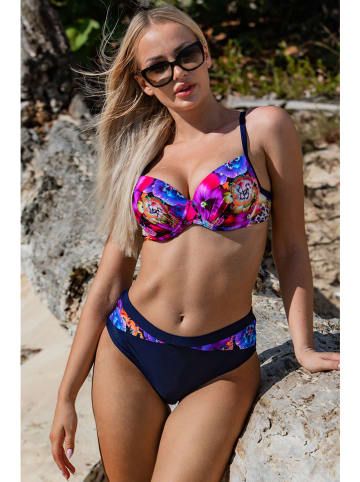 Verano Bikini "Barbara" in Dunkelblau/ Bunt