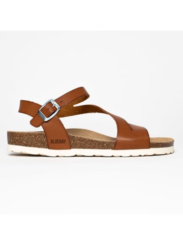 Blue Bay Sandalen "Jeanette" in Hellbraun
