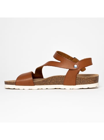 Blue Bay Sandalen "Jeanette" in Hellbraun