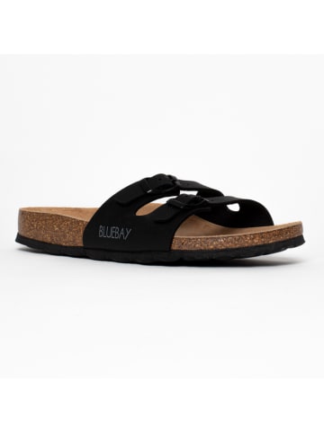 Blue Bay Pantoletten "Mentola" in Schwarz