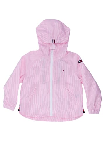 Tommy Hilfiger Kurtka w kolorze jasnoróżowo-białym