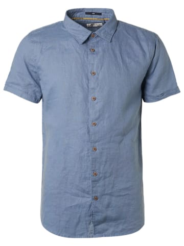 No Excess Leinen-Hemd - Regular fit - in Blau