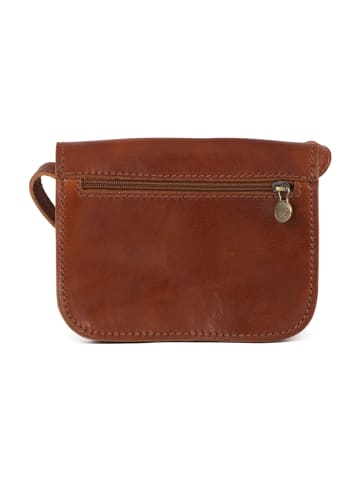 Lia Biassoni Leren schoudertas lichtbruin - (B)20 x (H)15 x (D)10 cm