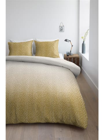 Ambiante Satijnen beddengoedset "Bodie" beige/okergeel