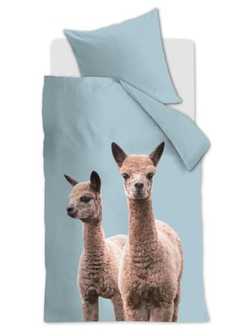 Ambiante Renforcé beddengoedset "Inca" lichtblauw/meerkleurig