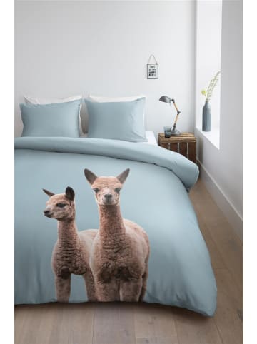 Ambiante Renforcé beddengoedset "Inca" lichtblauw/meerkleurig