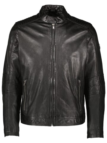 HIS Lederjacke in Schwarz