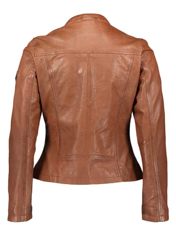 HIS Lederjacke in Cognac