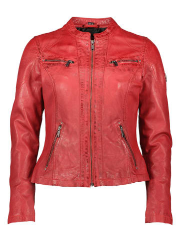 HIS Lederjacke in Rot