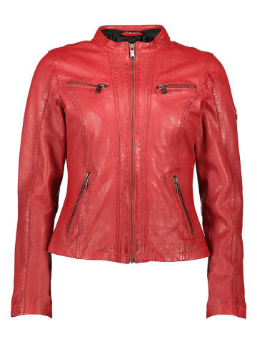 HIS Lederjacke in Rot