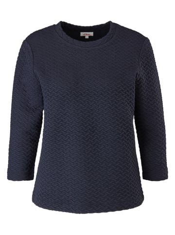 s.Oliver BLACK LABEL Bluse in Dunkelblau